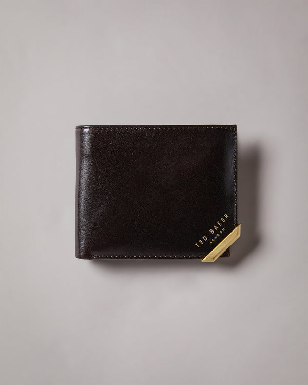 KORNING-Wallets-Metal Corner Bifold Coin Wallet- Ted Baker Romania